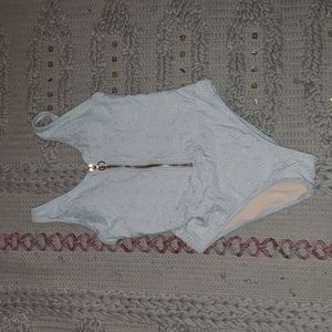 L.A. hearts eyelet one piece swimsuit size xs